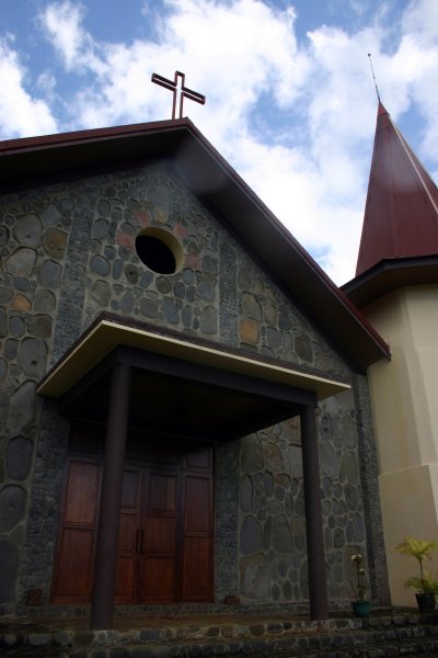 Church in Baie D'Hatiheu